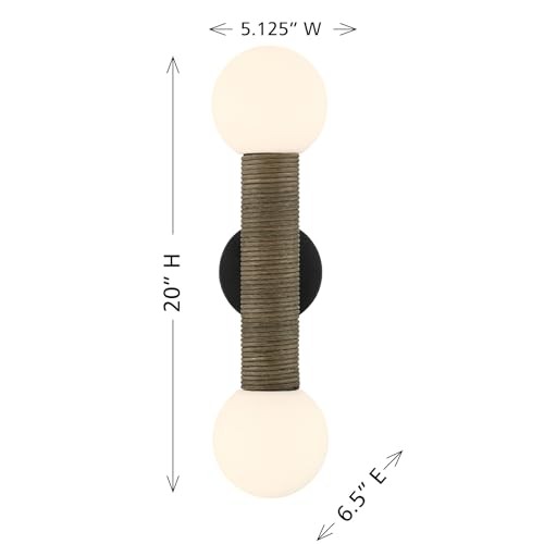 Savoy House 9-4081-2 Jarrell 2 Light 20  Tall Wall Sconce - Black thumbnail