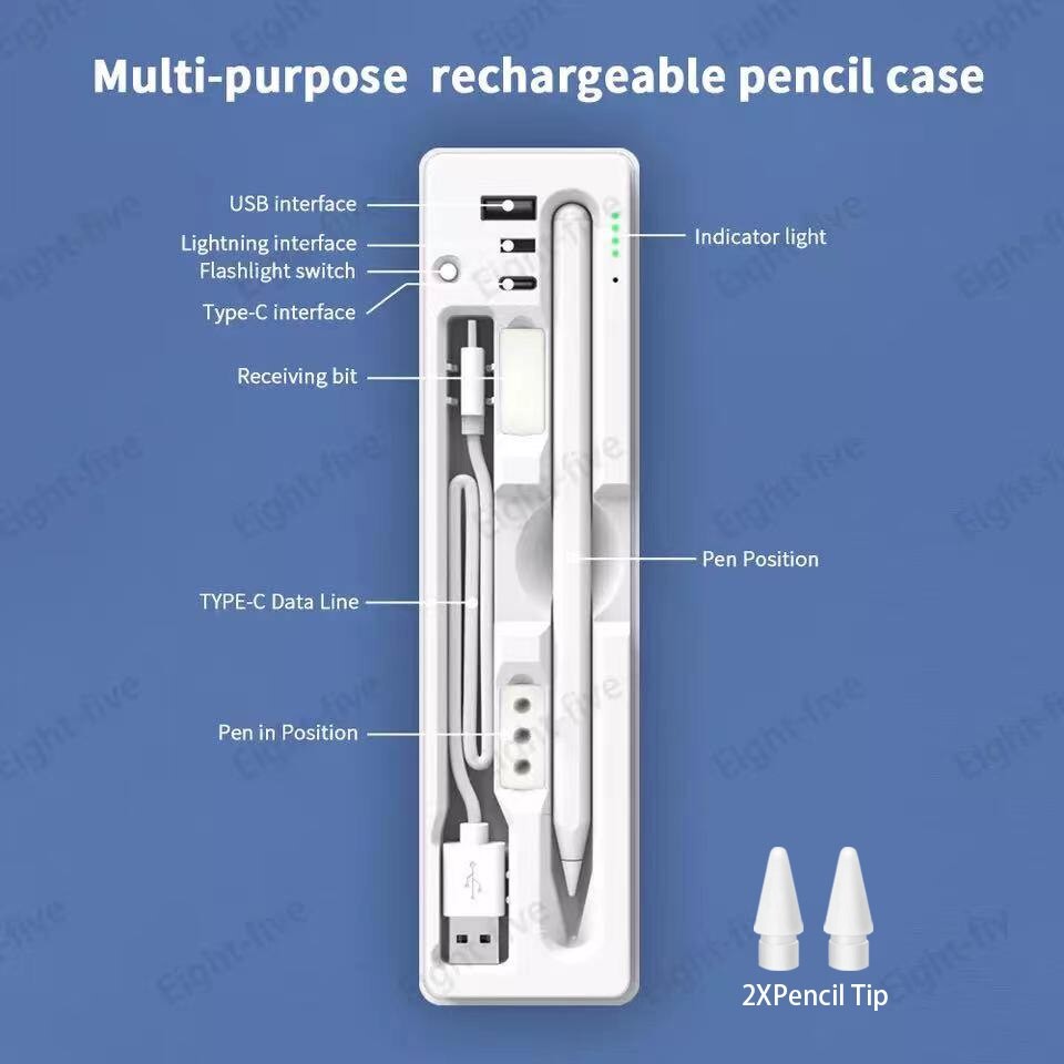 For iPad Pencil That Prevents Palm Tilt, 12th Generation Pen Pen 2 for Apple Pencil 1 iPad Pen 20198 Air 3 Mini 5
