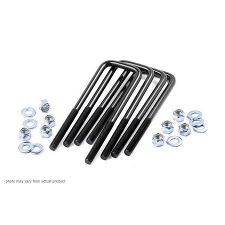Rough Country 9/16  Square Suspension U-Bolts 9/16 X 3 X 9.5 - 7668