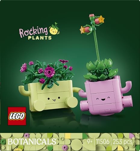 Lego 11506 Botanical Rocking Plants, Toy, Birthday Gift, Blocks, Girls, Boys, Kids, 9 Years, 10 Years, 11 Years, Elementary School, Decorative Plants, thumbnail