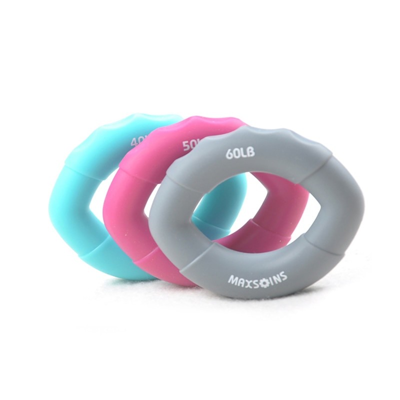 Håndgreb Muskeludvikler Magt Håndled Arm Træningsmaskine Karpal Ekspander Gummi Træner Finger Gripper Ring Gym Anti Stress thumbnail