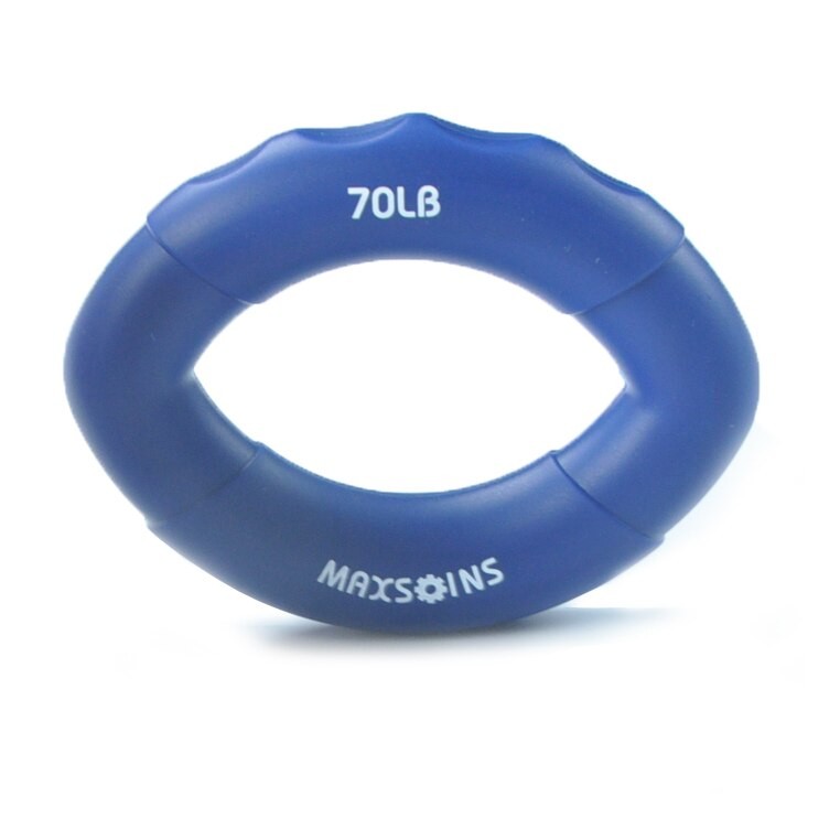 Håndgreb Muskeludvikler Magt Håndled Arm Træningsmaskine Karpal Ekspander Gummi Træner Finger Gripper Ring Gym Anti Stress