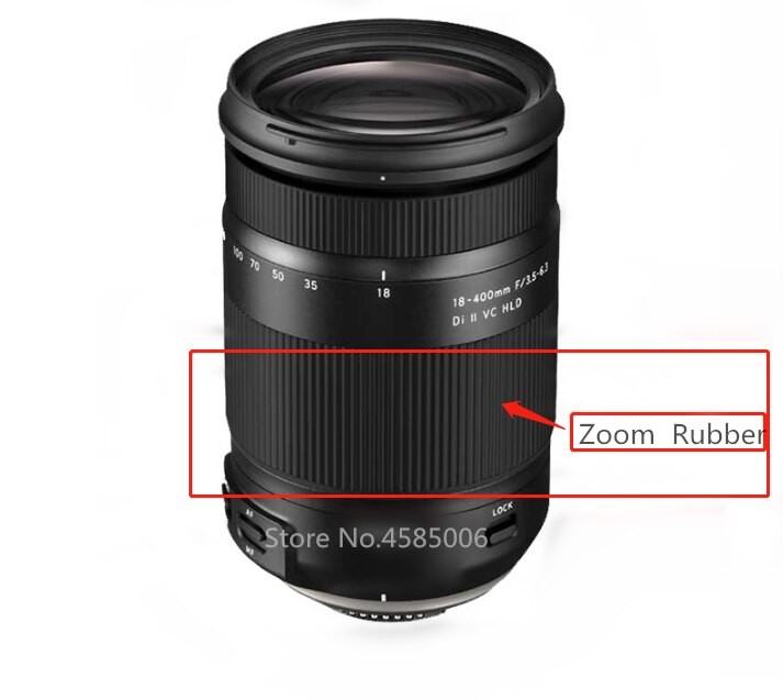 Zoom Greb Gummi Ring Reparationsdele Til Tamron 18-400mm F /3.5-6.3 Di Ii Vc Hld B028 Linse