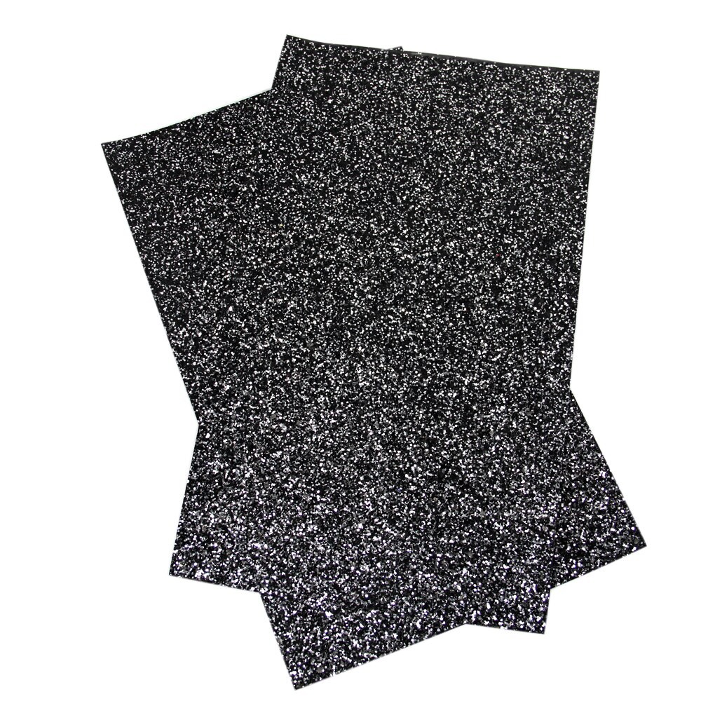 30*140cm Chunky Glitter Ensfarvet Kunstlæder Kunstlæder Stof, Diy Håndlavede Materialer Til Telefon Taske Sko Håndtaske ,1 Yc 4397