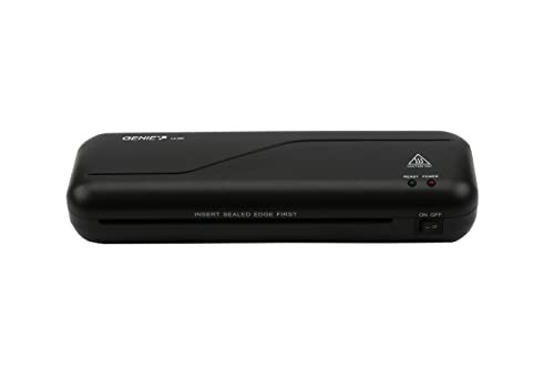 Genie LA 200 Laminator Incl. Laminating Film (suitable up to DIN A4, for 80-125 Mic Warm Lamination) Black, 330 X 106 X 60 Mm thumbnail