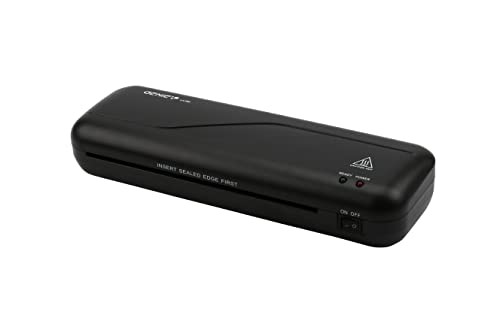 Genie LA 200 Laminator Incl. Laminating Film (suitable up to DIN A4, for 80-125 Mic Warm Lamination) Black, 330 X 106 X 60 Mm thumbnail