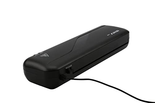 Genie LA 200 Laminator Incl. Laminating Film (suitable up to DIN A4, for 80-125 Mic Warm Lamination) Black, 330 X 106 X 60 Mm thumbnail