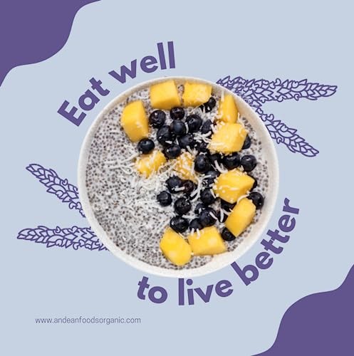 Andean Foods Organic Chia Seeds Premium Quality with Omega-3, Non-GMO, Gluten Free, Vegan, Good Source of Fiber 1 Lb, 16 Oz thumbnail