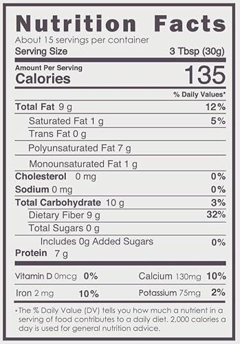 Andean Foods Organic Chia Seeds Premium Quality with Omega-3, Non-GMO, Gluten Free, Vegan, Good Source of Fiber 1 Lb, 16 Oz thumbnail