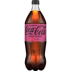 Coca Cola Coke Raspberry Zero Sugar Soft Drink Bottle 1.25L