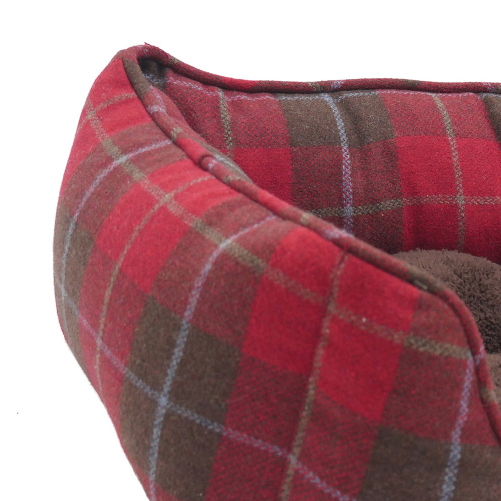 Joules Heritage Tweed Box Dog Bed Size Small thumbnail