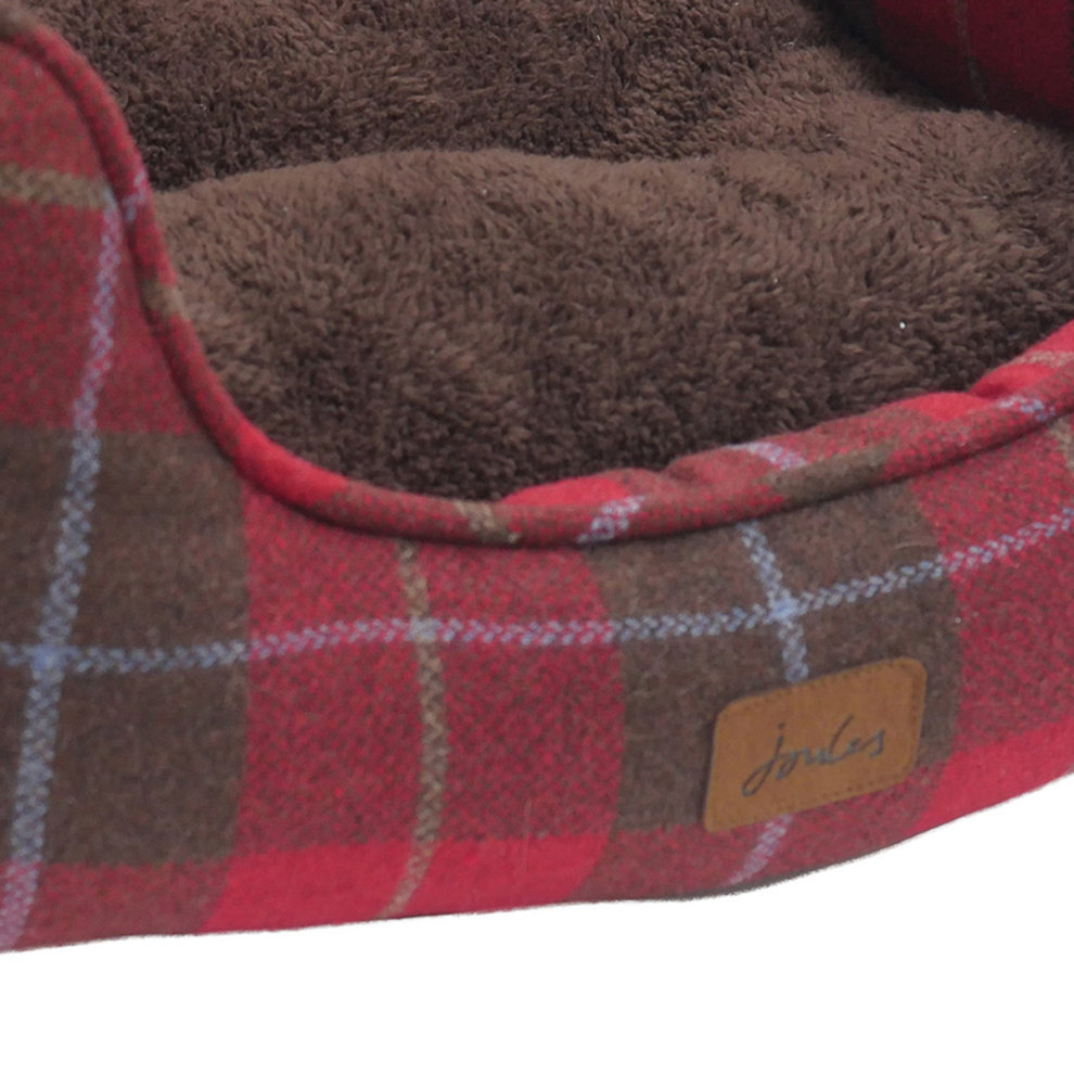Joules Heritage Tweed Box Dog Bed Size Small thumbnail