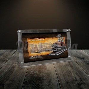 Display King - Acrylic Photo Frame for Lego Crocodile Locomotive 10277