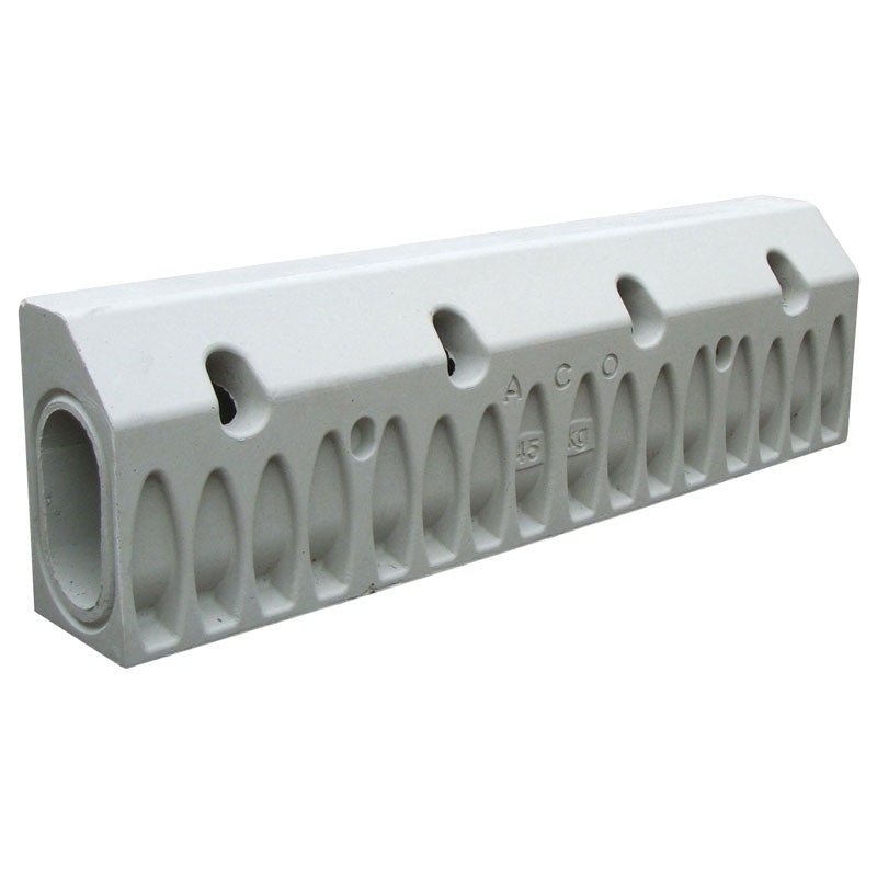 ACO KerbDrain HB255 Half Battered Kerb Unit - 1000mm Vienite 7950