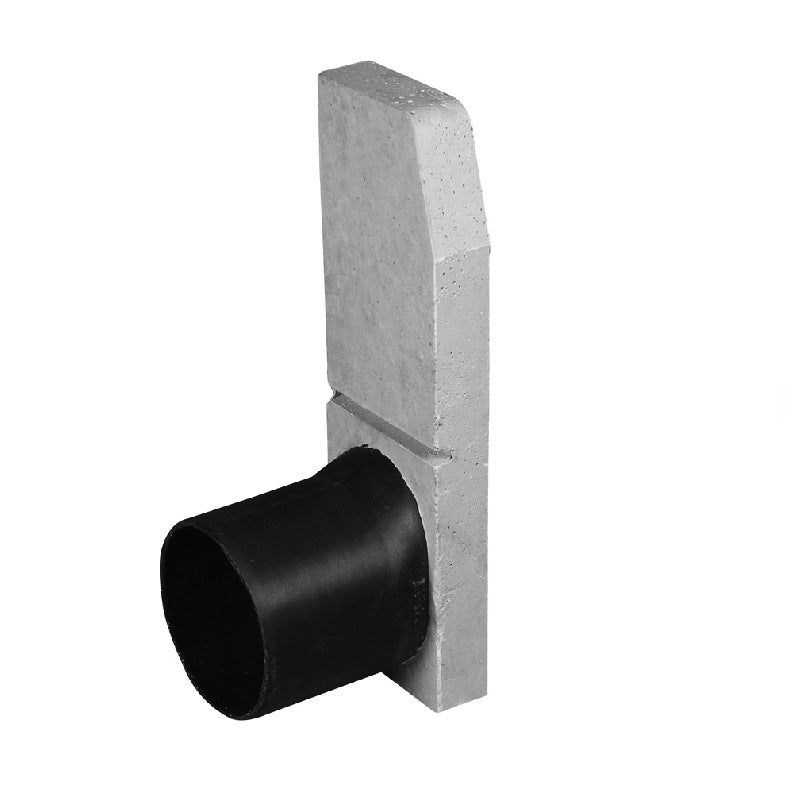 ACO KerbDrain SP480 Splayed Left Hand Outlet End Cap - 197mm