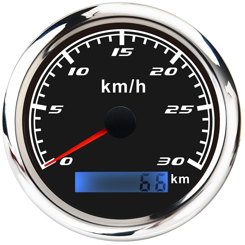 60 Km/h Car GPS Speedometer Gauge 30 120 200 Km/h Boat Speed Odometer with GPS Antenna Fit for Boat Motorcycle Auto Truck