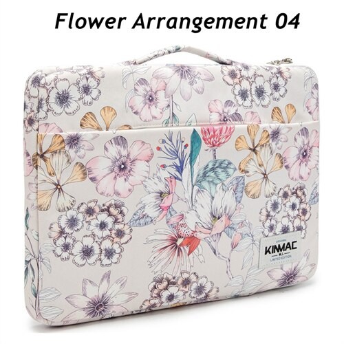 Brand Kinmac Laptop Bag 12,13,14,15,15.6 Inch,Flower Women Lady Man Handbag Case for MacBook Air Pro Compute Briefcase Dropship4 thumbnail