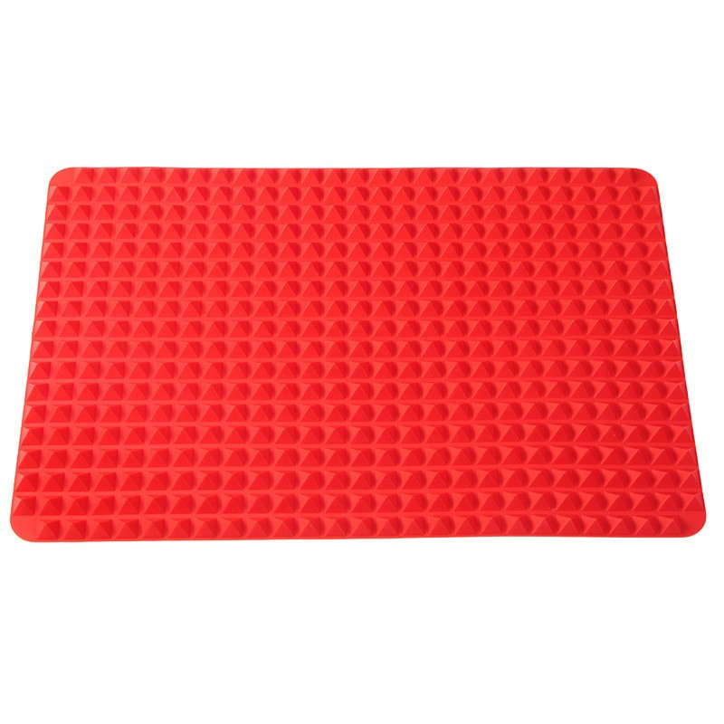 Kitchen Bakeware Food Grade Microwave Bake Mat Pyramid Silicone Sausage Roast Beef Steak Fish BBQ Baking Mats thumbnail