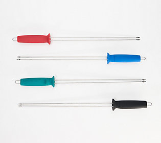 Cook's Essentials Set of 4 Deluxe Dual Tined BBQ Skewers
