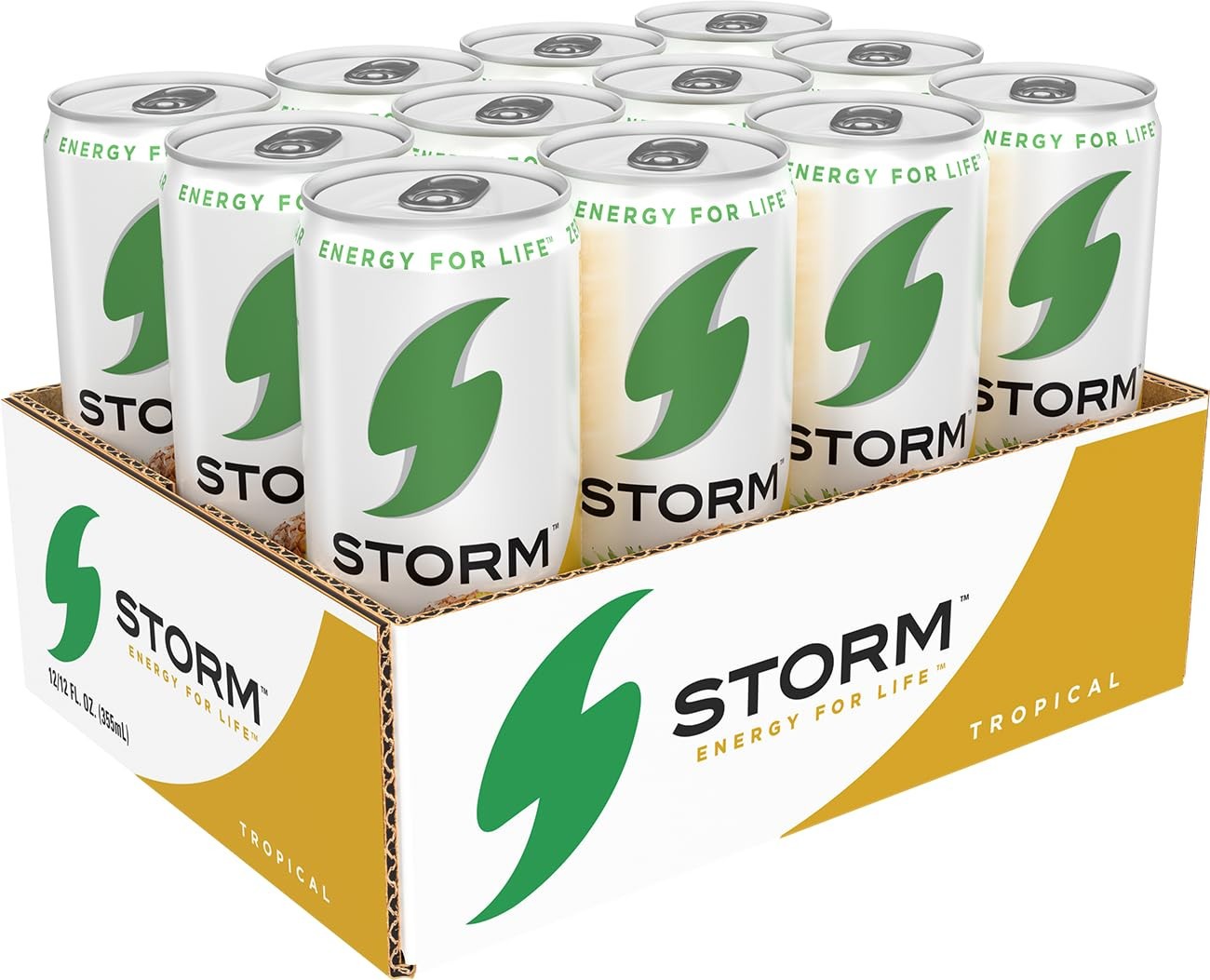 Tropical, Fitness & Wellness Energy Drink, 12 Fl Oz (Pack of 12) thumbnail