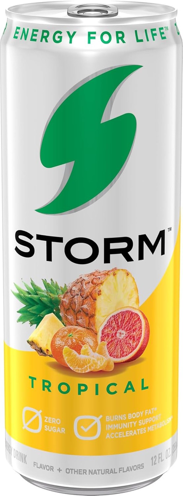 Tropical, Fitness & Wellness Energy Drink, 12 Fl Oz (Pack of 12) thumbnail