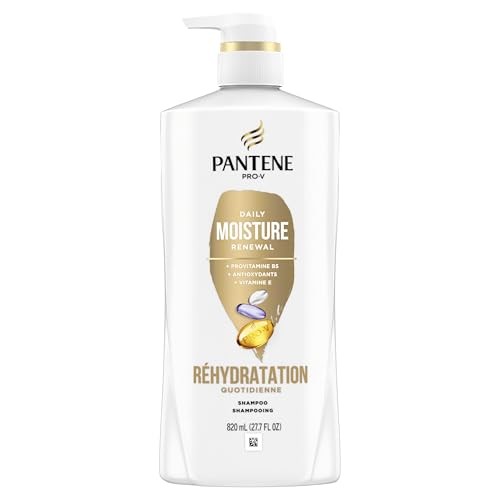 Pantene Shampoo & Conditioner Set, Daily Moisture Renewal with Vitamin E - Pro-V Nutrients for Dry, Color-Treated, Straight to Curly Hair, 72-Hour Hyd thumbnail