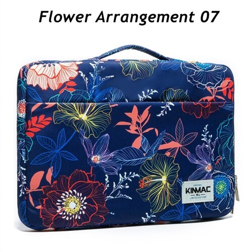 Brand Kinmac Laptop Bag 12,13,14,15,15.6 Inch,Floral Women Lady Man Handbag Case for MacBook Air Pro Compute Briefcase Dropship7 thumbnail