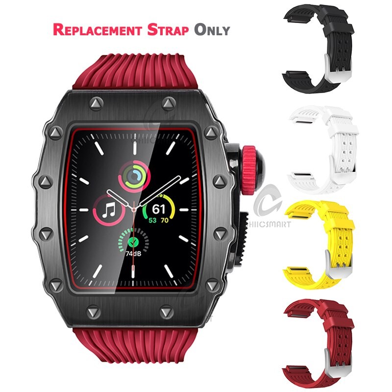 Extra Band for Apple Watch Bumper Frame Case & Band 0765 44mm 45mm Compatiable