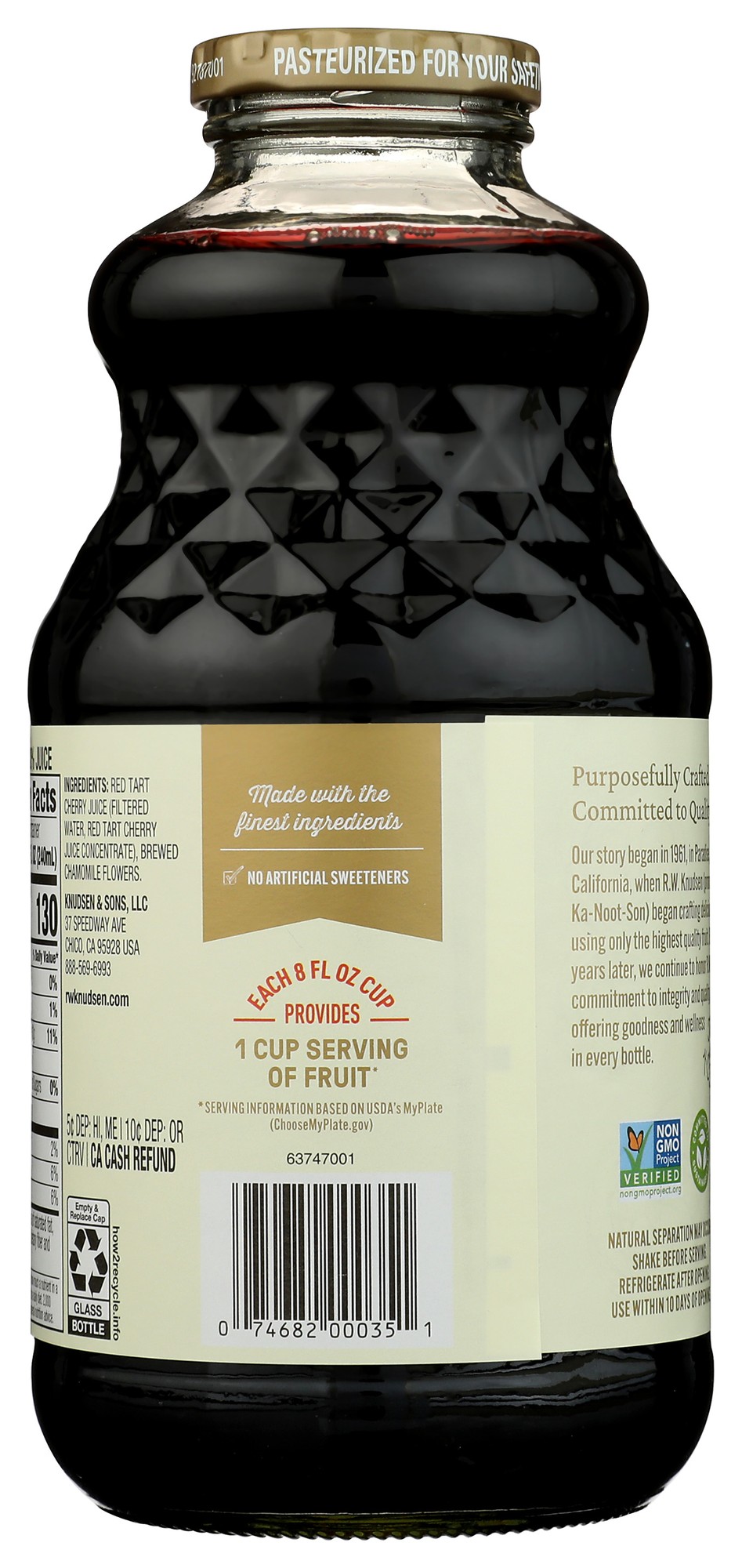 Rw Knudsen Family Tart Cherry Chamomile Juice 32 Fl Oz 8 thumbnail