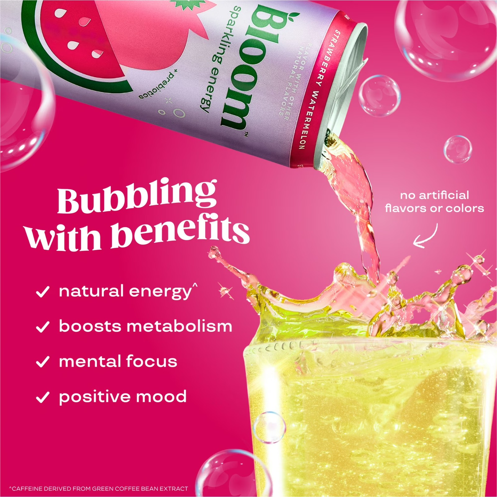 Bloom Nutrition Sparkling Energy Drink, Variety, 12 Fl Oz Cans, 12 Pack thumbnail