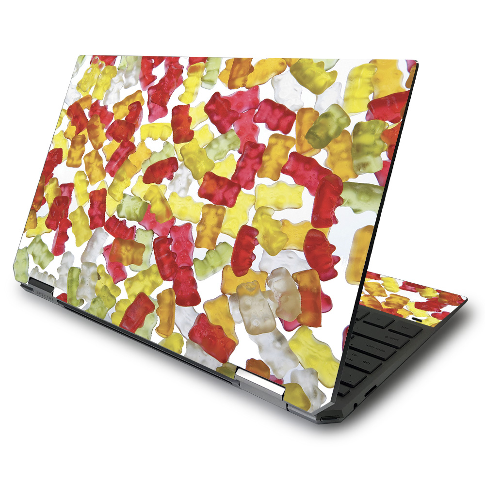 Skin Decal Wrap Compatible with HP Spectre X360 13.3  Gem-Cut (2020) Sticker Design Gummy Bears