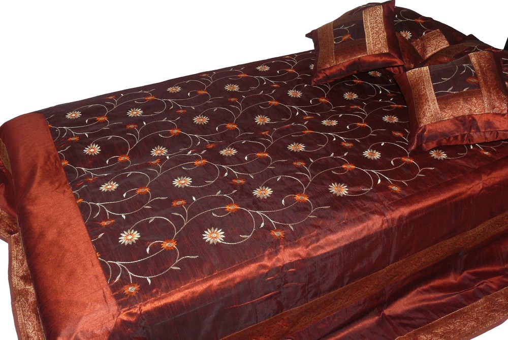 Orientalische Tagesdecke Bettüberwurf Sofaüberwurf Überwurf Plaid Indien 260 X 220 Cm - 905380-0036