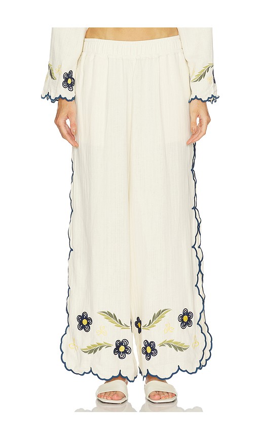 Agua Bendita Winter Pants in White. Size M. Also in L, S thumbnail