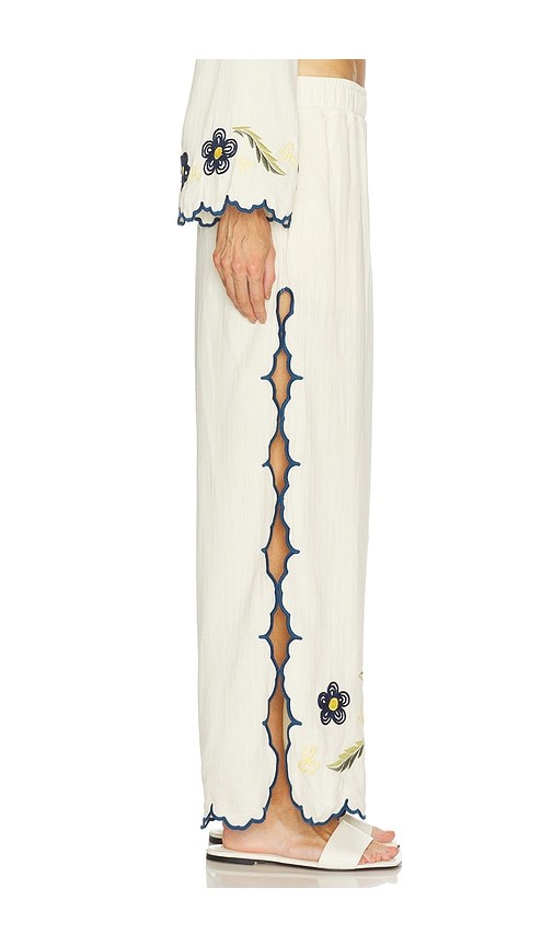 Agua Bendita Winter Pants in White. Size M. Also in L, S thumbnail