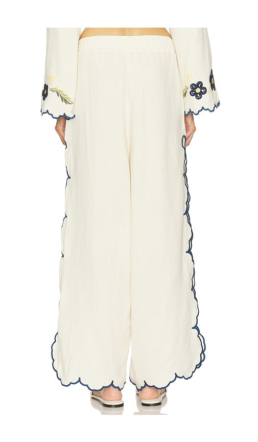 Agua Bendita Winter Pants in White. Size S. Also in L, M thumbnail