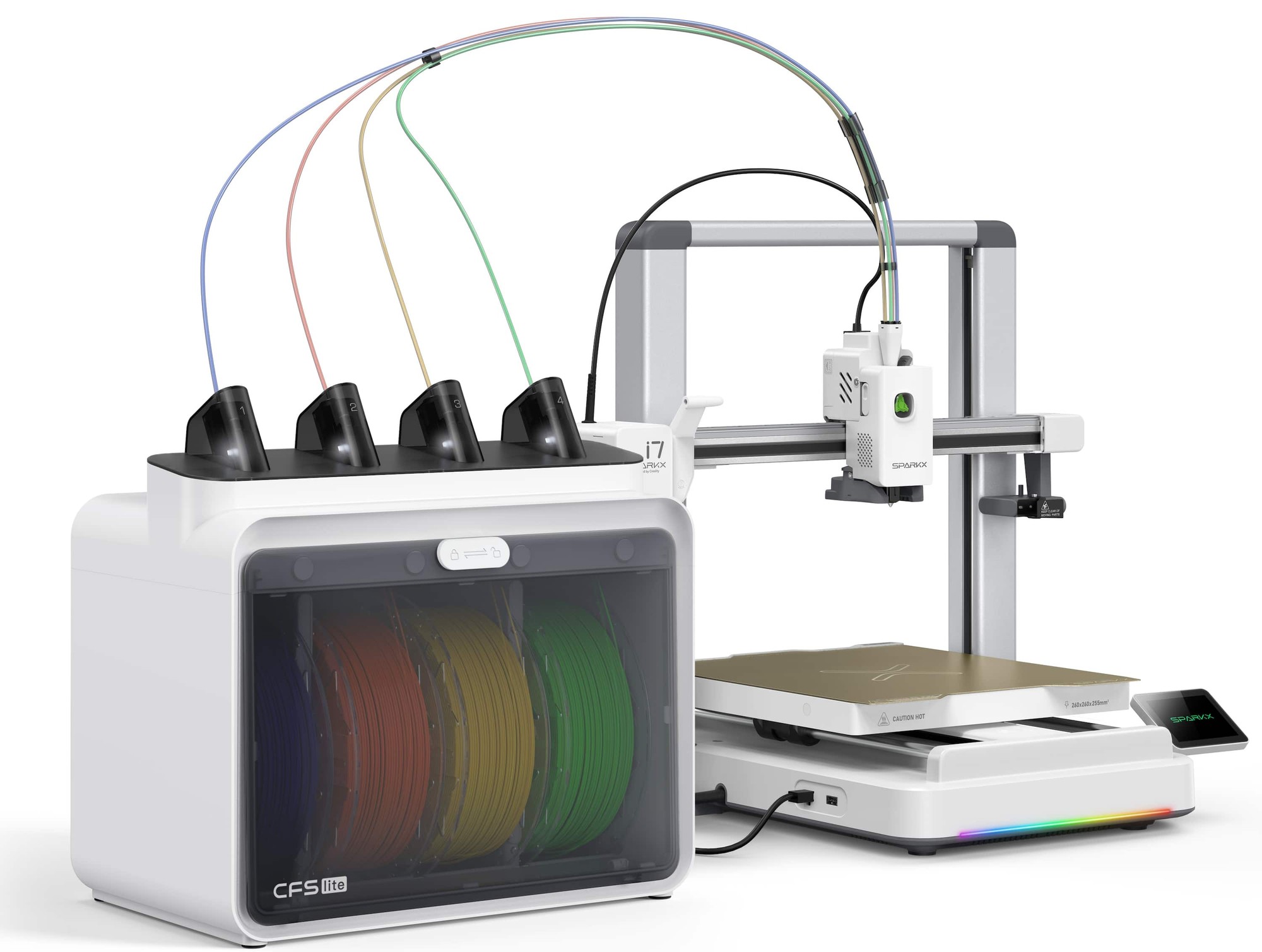 Creality - I7 Color Combo 3D Printer - White