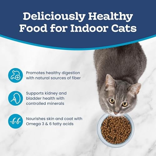 Blue Buffalo Tastefuls Natural Dry Food for Adult Indoor Cats, Salmon & Brown Rice Recipe, 22-lb Bag thumbnail