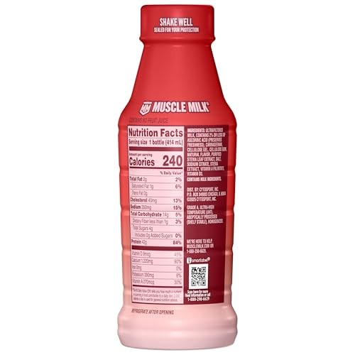 Muscle Milk Pro High Protein Shake, Chocolate, 14 Fl Oz Bottle, Ultra-Filtered Milk, 42g High Quality Protein, 4g Sugar, 240 Calories, No Artificial F thumbnail