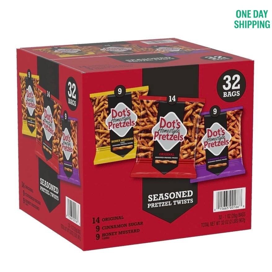 Dot's Homestyle Pretzel Twists Variety Pack 1 Oz 32 Pk