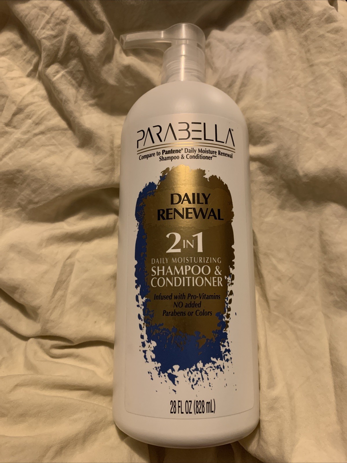Parabella Daily Renewal 2 in 1 Moisturize Shampoo&Conditioner Paraben Free 28oz