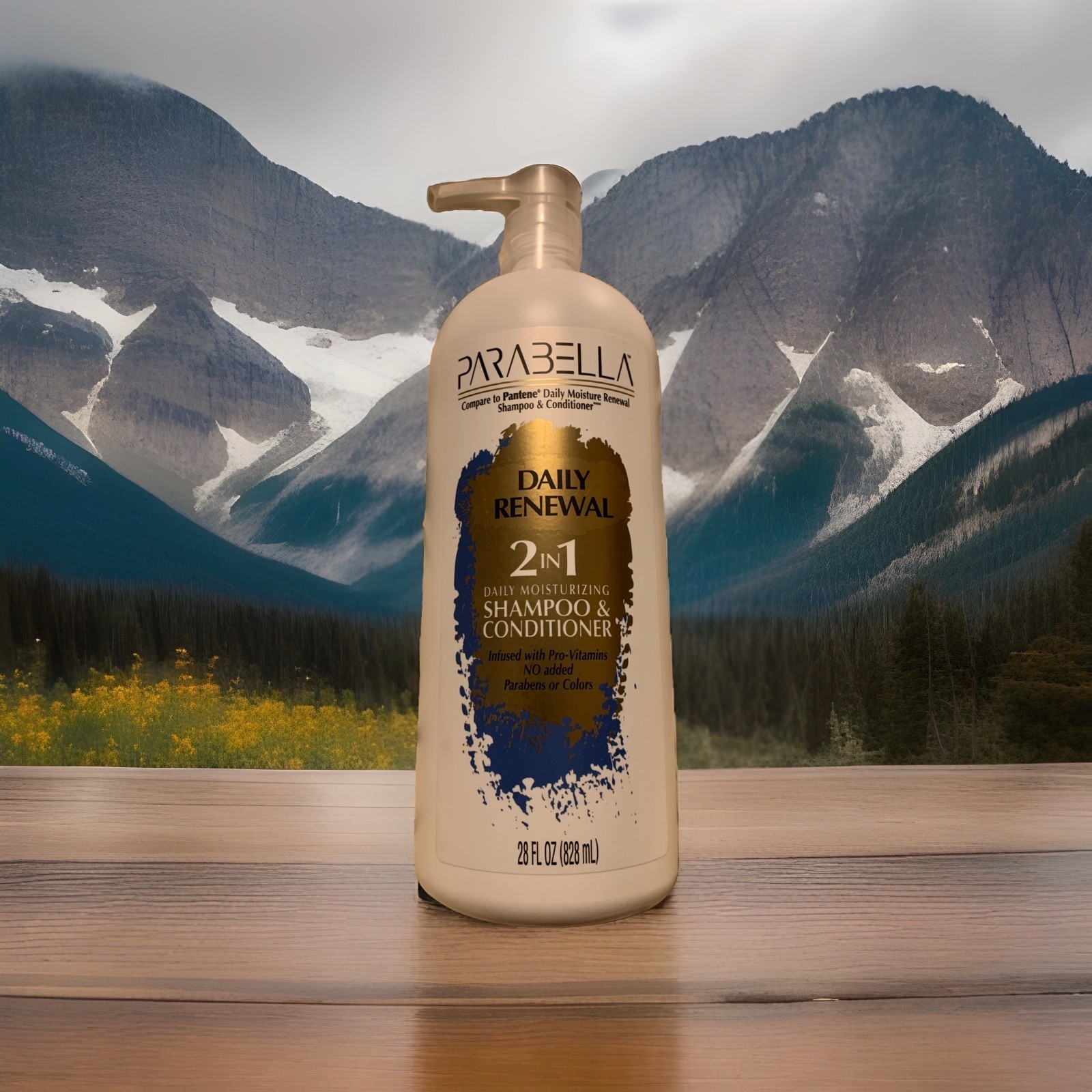 Parabella Daily Renewal 2 in 1 Moisturize Shampoo&Conditioner Paraben Free 28oz thumbnail