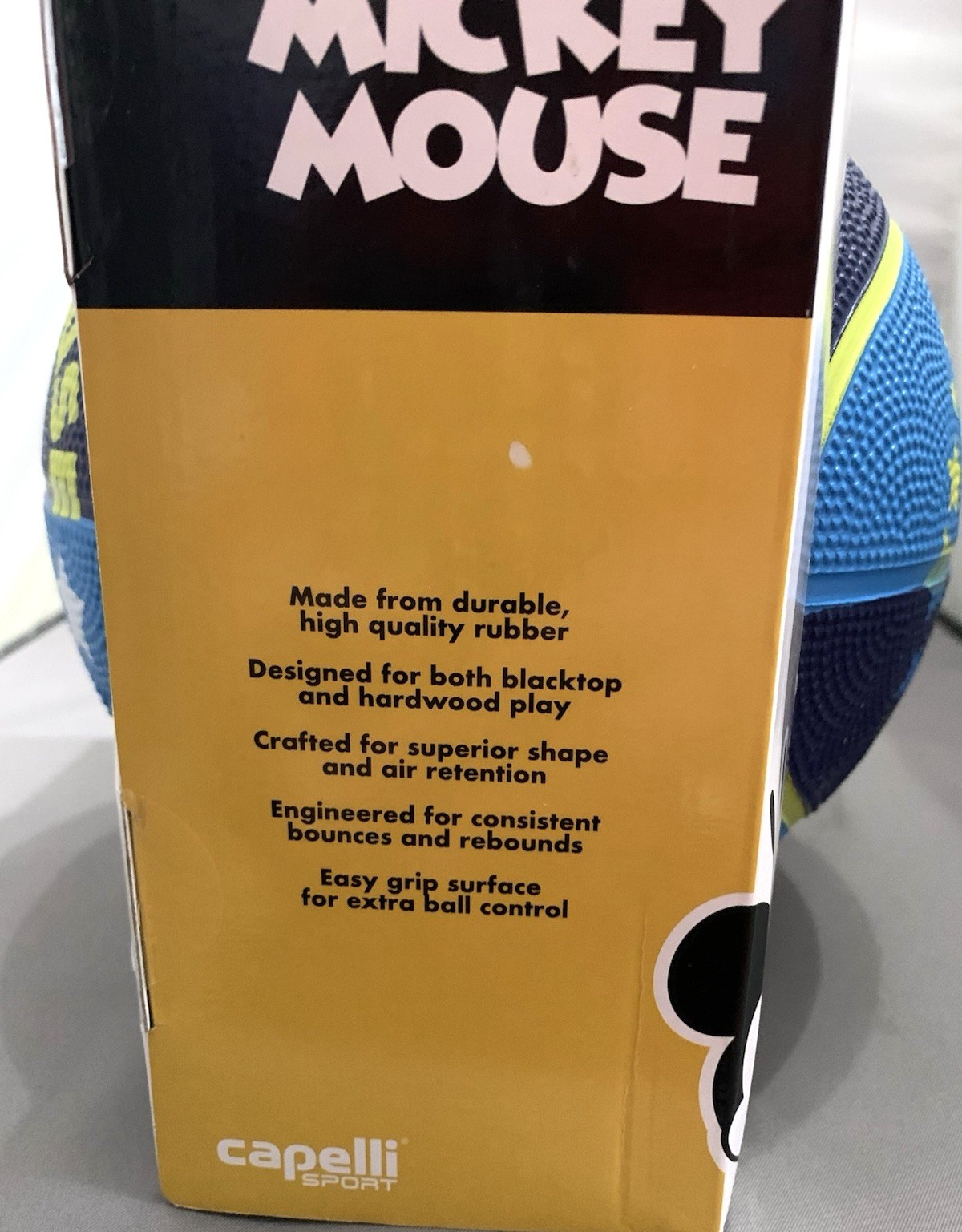 Disney Capelli Sport Junior Mickey Youth Basketball New in Box Official Size 3
