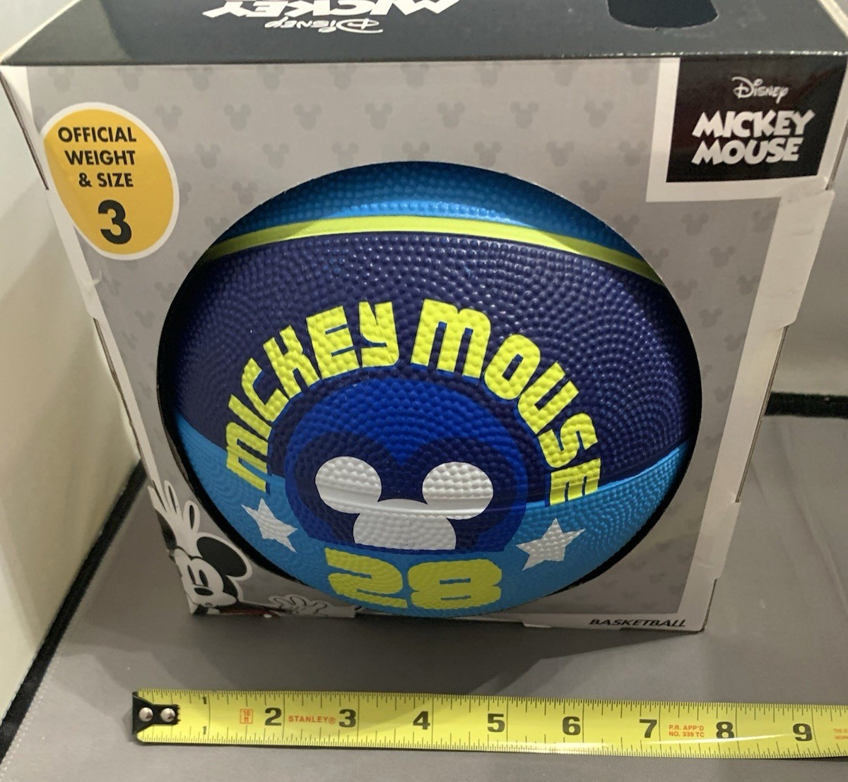Disney Capelli Sport Junior Mickey Youth Basketball New in Box Official Size 3