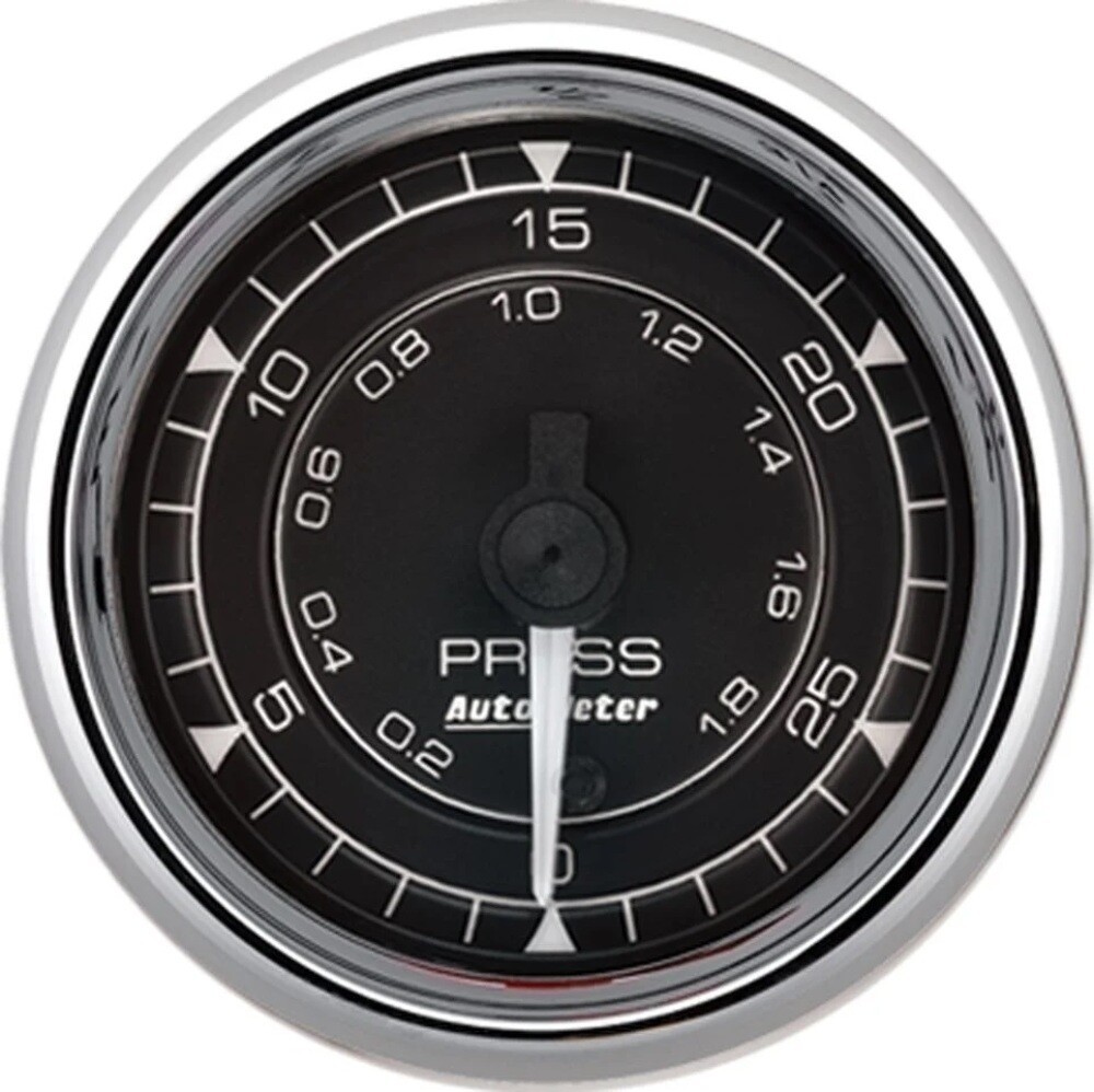Autometer 2-1/16in 30PSI Digital Pressure Gauge Chrono