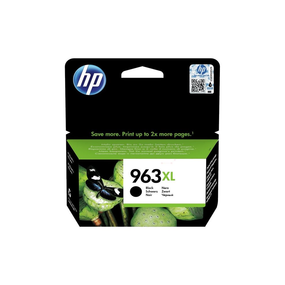 HP 963XL Black Original High Capacity Ink Cartridge (3JA30AE)