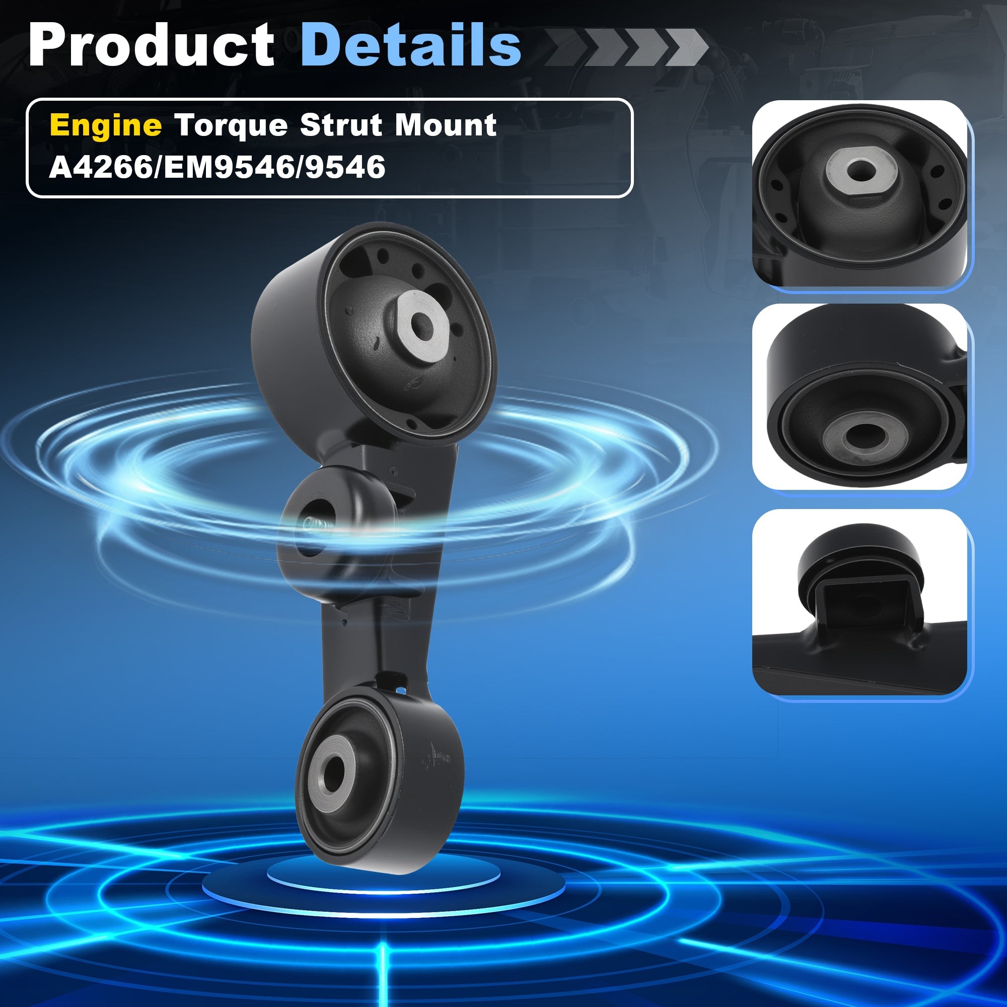 Engine Torque Strut Mount for Toyota Sienna 2007-2010 3.5L AWD A4266 EM9546 9546 thumbnail