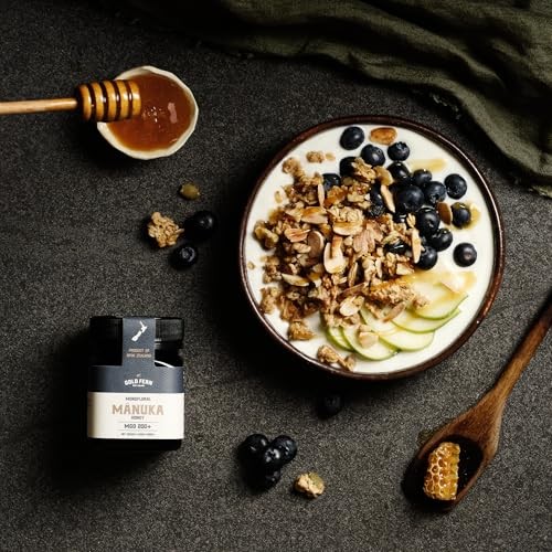 Gold Fern Honey - Raw New Zealand Manuka Honey | 8.8oz MGO 200+ | Pure, Natural, Unpasteurized, and Unfiltered Superfood Honey, Traceable from Hive to thumbnail
