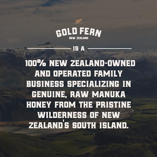 Gold Fern Honey - Raw New Zealand Manuka Honey | 8.8oz MGO 200+ | Pure, Natural, Unpasteurized, and Unfiltered Superfood Honey, Traceable from Hive to thumbnail