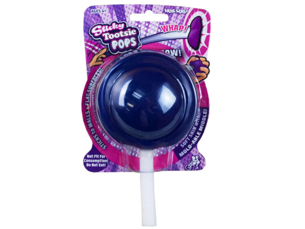 Kole Imports DI660-48 Tootsie Pop Sticky Throw Toy - 48 Piece