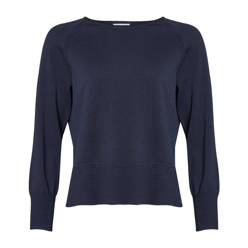 Lind LiFine 5999 Navy Blue - L5292.2017 - - Strik  - Dame - Blå - L - LiFine 5999 Navy Blue - L5292.2017